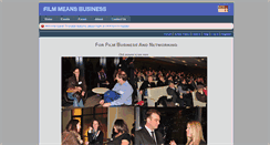 Desktop Screenshot of filmmeansbusiness.com